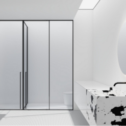 Cabin T Phòng Đôi, 2 Cánh Mở Quay – LUX-C01