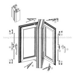Cửa sổ mở quay 1